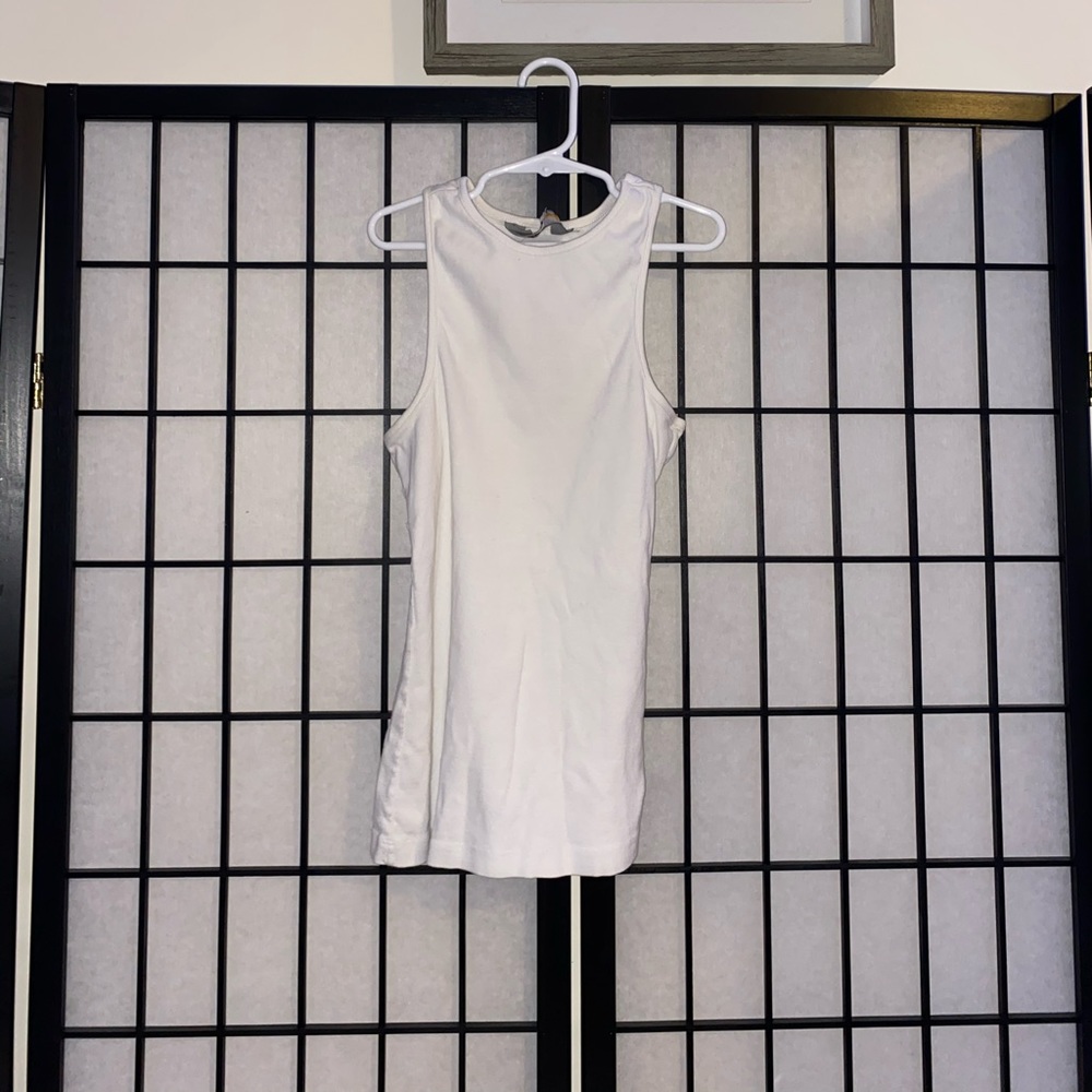 Plain White tang top